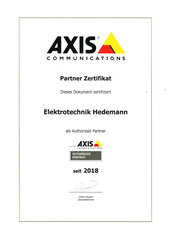 Wir sind autorisierter Partner von Axis Communications