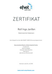 eNet SMART HOME-Schulung